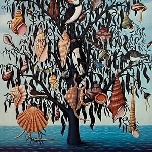 James Marsh, Spirit of Eden, Fantasy Tree, Book Page Art Print ~ 250801-WH 595 G